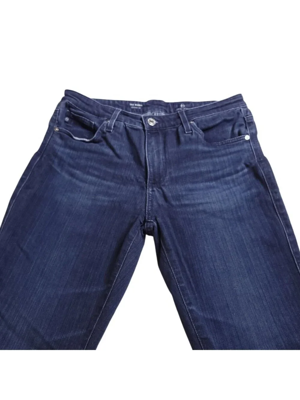 Adriano Goldschmied Womens Prima Cigarette Leg Jeans 27 Dark Wash Low Rise - Picture 5 of 8